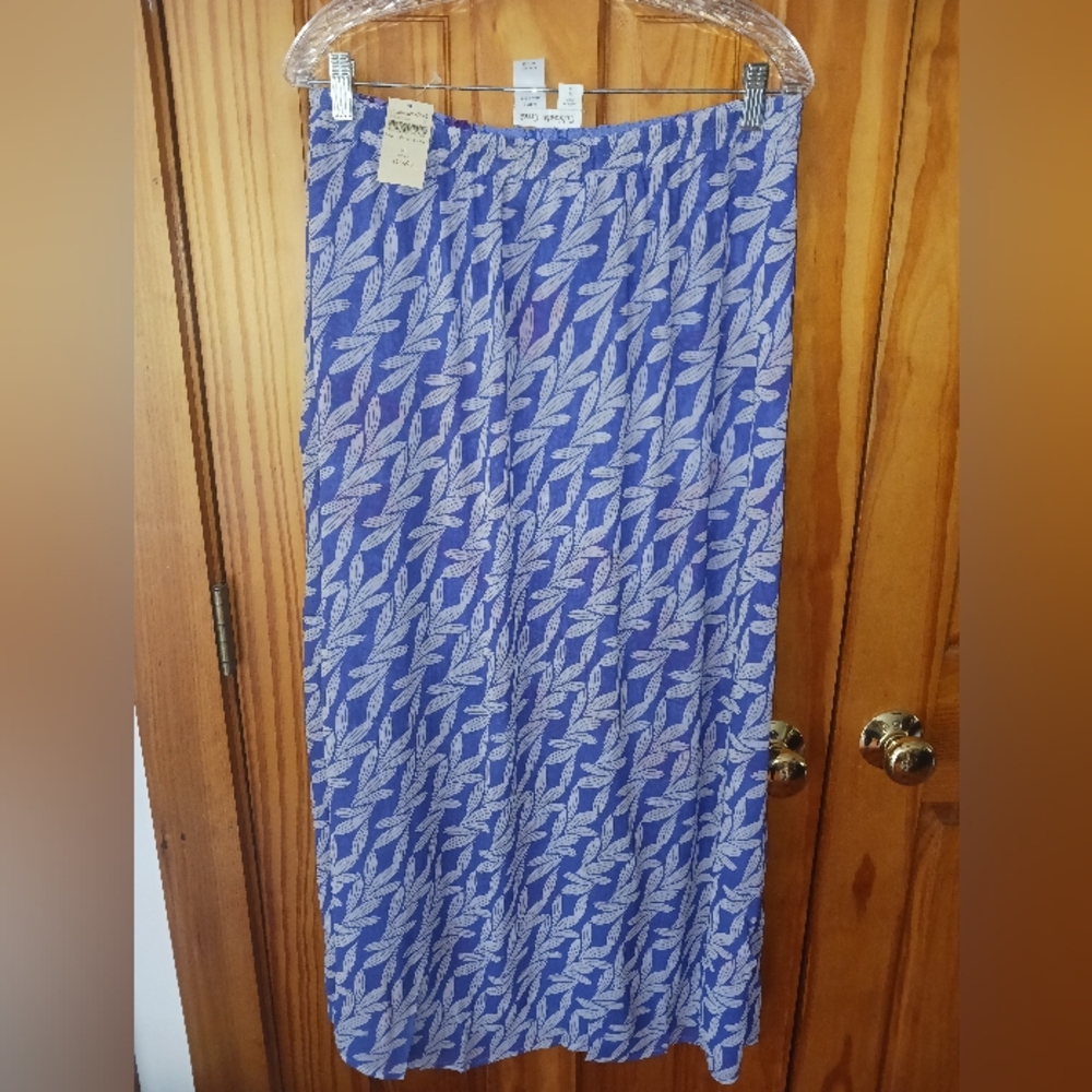 Coldwater Creek Reversible Skirt Petite Large NWT